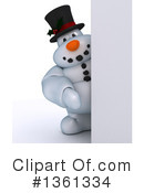 Snowman Clipart #1361334 by KJ Pargeter