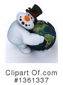 Snowman Clipart #1361337 by KJ Pargeter