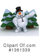 Snowman Clipart #1361339 by KJ Pargeter