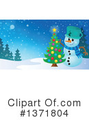 Snowman Clipart #1371804 by visekart