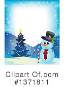 Snowman Clipart #1371811 by visekart