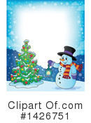 Snowman Clipart #1426751 by visekart