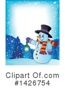 Snowman Clipart #1426754 by visekart
