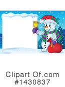 Snowman Clipart #1430837 by visekart