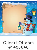 Snowman Clipart #1430840 by visekart