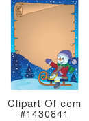 Snowman Clipart #1430841 by visekart