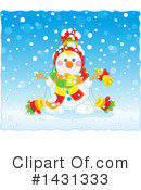 Snowman Clipart #1431333 by Alex Bannykh