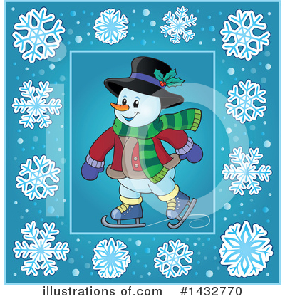 Ice Skating Clipart #1432770 by visekart