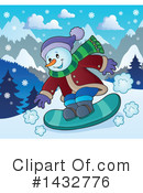 Snowman Clipart #1432776 by visekart