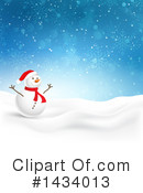 Snowman Clipart #1434013 by KJ Pargeter