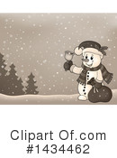 Snowman Clipart #1434462 by visekart
