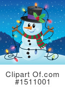 Snowman Clipart #1511001 by visekart
