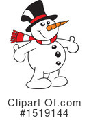 Snowman Clipart #1519144 by Johnny Sajem