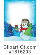 Snowman Clipart #1616203 by visekart