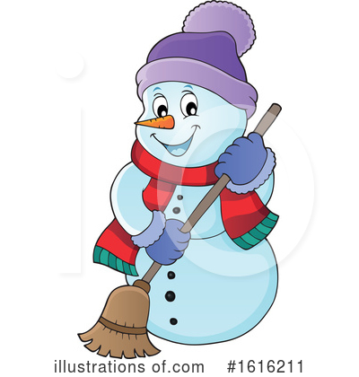 Snowman Clipart #1616211 by visekart