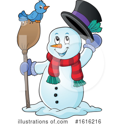 Snowman Clipart #1616216 by visekart