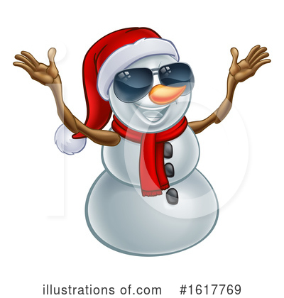 Royalty-Free (RF) Snowman Clipart Illustration by AtStockIllustration - Stock Sample #1617769