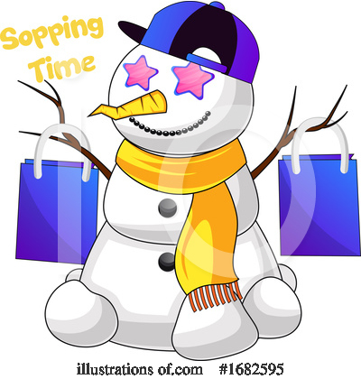 Royalty-Free (RF) Snowman Clipart Illustration by Morphart Creations - Stock Sample #1682595