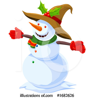 Snowman Clipart #1682626 by Morphart Creations