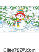 Snowman Clipart #1727710 by Alex Bannykh