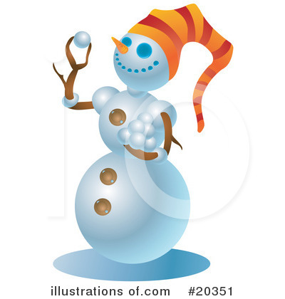 Snowball Fight Clipart #20351 by Tonis Pan