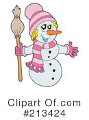 Snowman Clipart #213424 by visekart