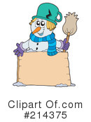 Snowman Clipart #214375 by visekart