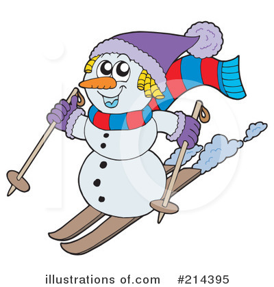 Skiing Clipart #214395 by visekart