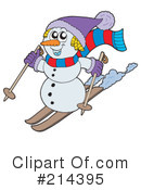 Snowman Clipart #214395 by visekart