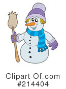 Snowman Clipart #214404 by visekart