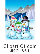 Snowman Clipart #231661 by visekart