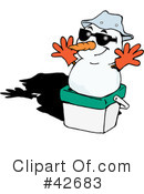 Snowman Clipart #42683 by Dennis Holmes Designs