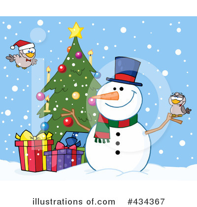 Snowman Clipart #434367 by Hit Toon