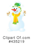 Snowman Clipart #435219 by Alex Bannykh