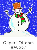 Snowman Clipart #48567 by Prawny