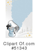 Snowman Clipart #51343 by dero
