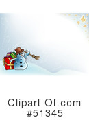 Snowman Clipart #51345 by dero
