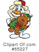 Snowman Clipart #65227 by Dennis Holmes Designs