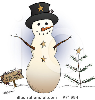 Snowman Clipart #71984 by inkgraphics