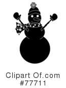 Snowman Clipart #77711 by Pams Clipart