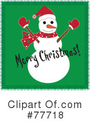 Snowman Clipart #77718 by Pams Clipart