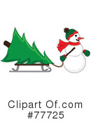 Snowman Clipart #77725 by Pams Clipart