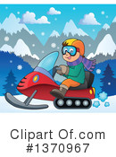 Snowmobile Clipart #1370967 by visekart