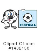 Soccer Ball Character Clipart #1402138 by Hit Toon