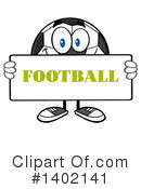 Soccer Ball Character Clipart #1402141 by Hit Toon