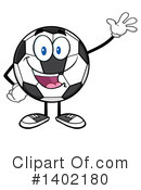 Soccer Ball Character Clipart #1402180 by Hit Toon