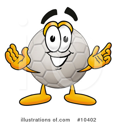Royalty-Free (RF) Soccer Ball Clipart Illustration by Mascot Junction - Stock Sample #10402