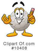 Soccer Ball Clipart #10408 by Toons4Biz