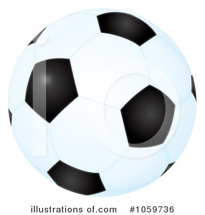 Royalty-Free (RF) Soccer Ball Clipart Illustration by Alex Bannykh - Stock Sample #1059736