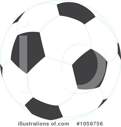 Soccer Ball Clipart #1059756 by Alex Bannykh